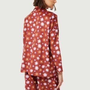 Camisa de pana estampado floral Montana