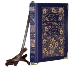 Bolso bandolera tipo sobre con libro Sentido y sensibilidad