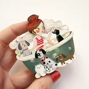 Broche Amante de los Perros