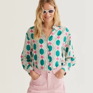Camisa con estampado Geometric