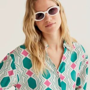 Camisa con estampado Geometric