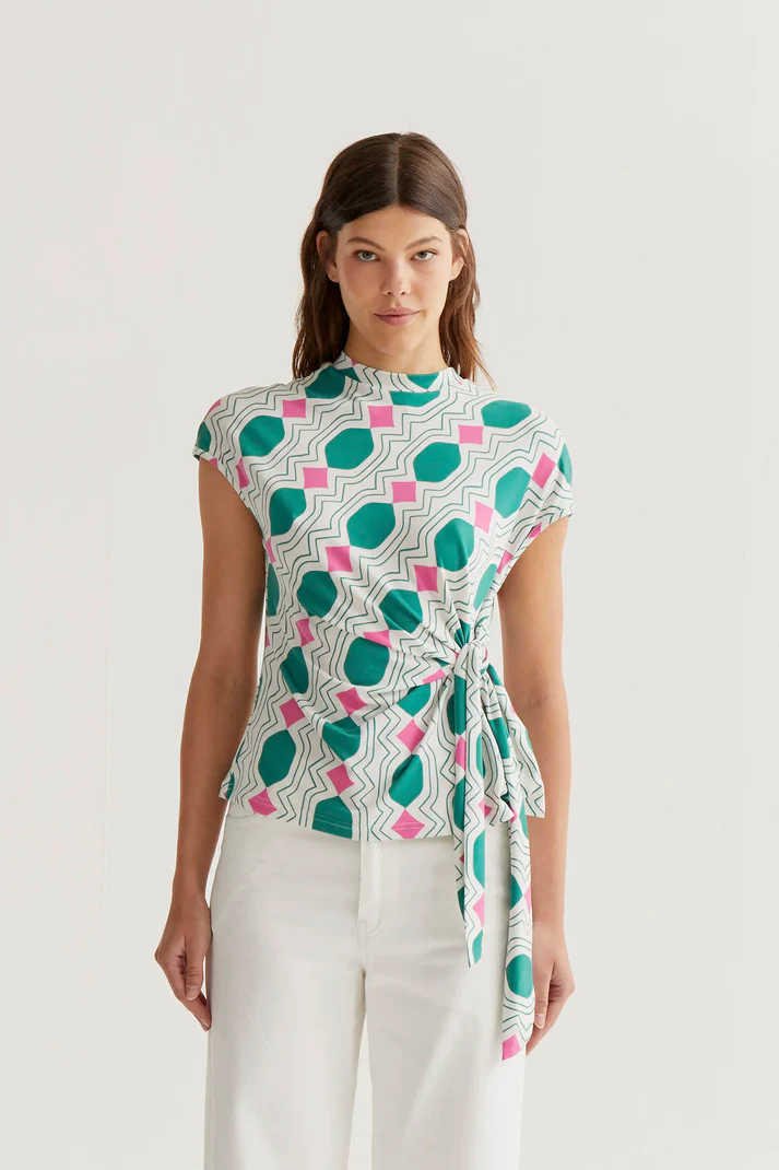 camiseta geometric