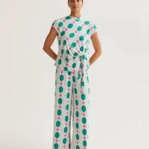 Pantalón con estampado Geometric