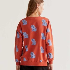 Sudadera con estampado Brown Dog