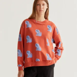 Sudadera con estampado Brown Dog