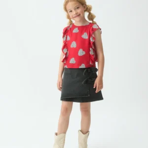 Top de niña con estampado Harmony Red