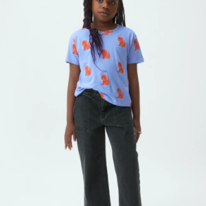 Camiseta de niña con estampado de perrito