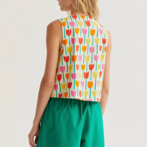 Chaleco con estampado Tulipa
