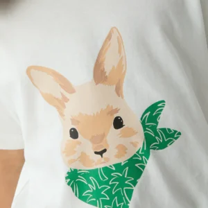 Camiseta de niña con estampado de Conejito Palm Tree